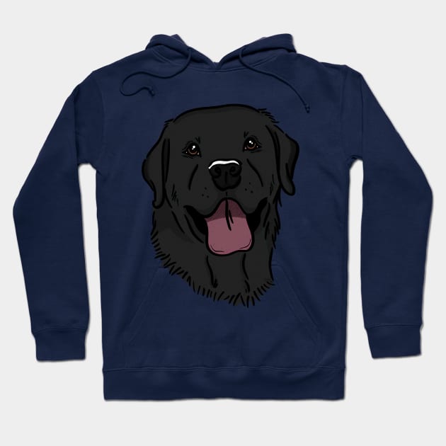 Black Lab Hoodie by rmcbuckeye